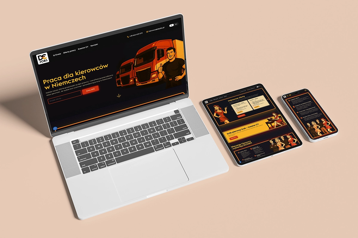 dejobs dejobs 2 Strony internetowe Wrocław - Dst Design