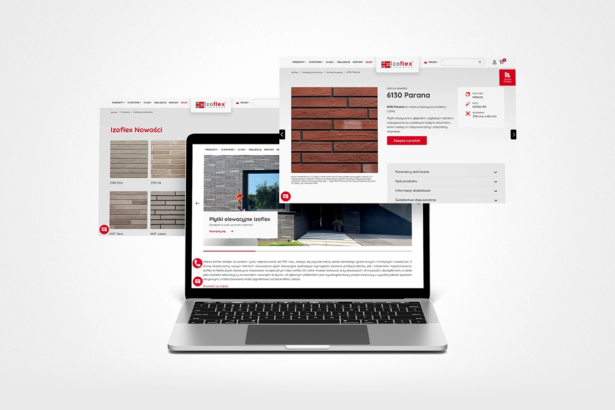 Strony internetowe dla firm z Kalisza izoflex 1 Strony internetowe Wrocław - Dst Design